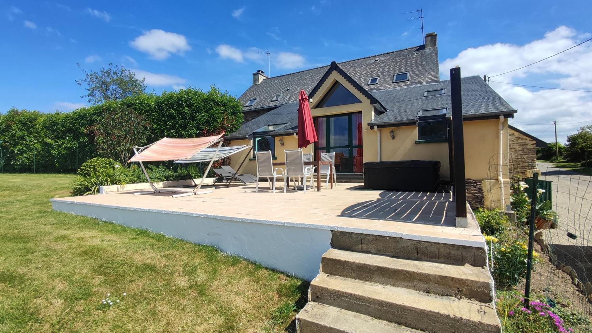 Broceliande Calme Breton, Spa, Wifi, Amazon-Disney Tv, 4 Lits, Freebox Revolution,Draps, Cafe, The Guer Exteriör bild
